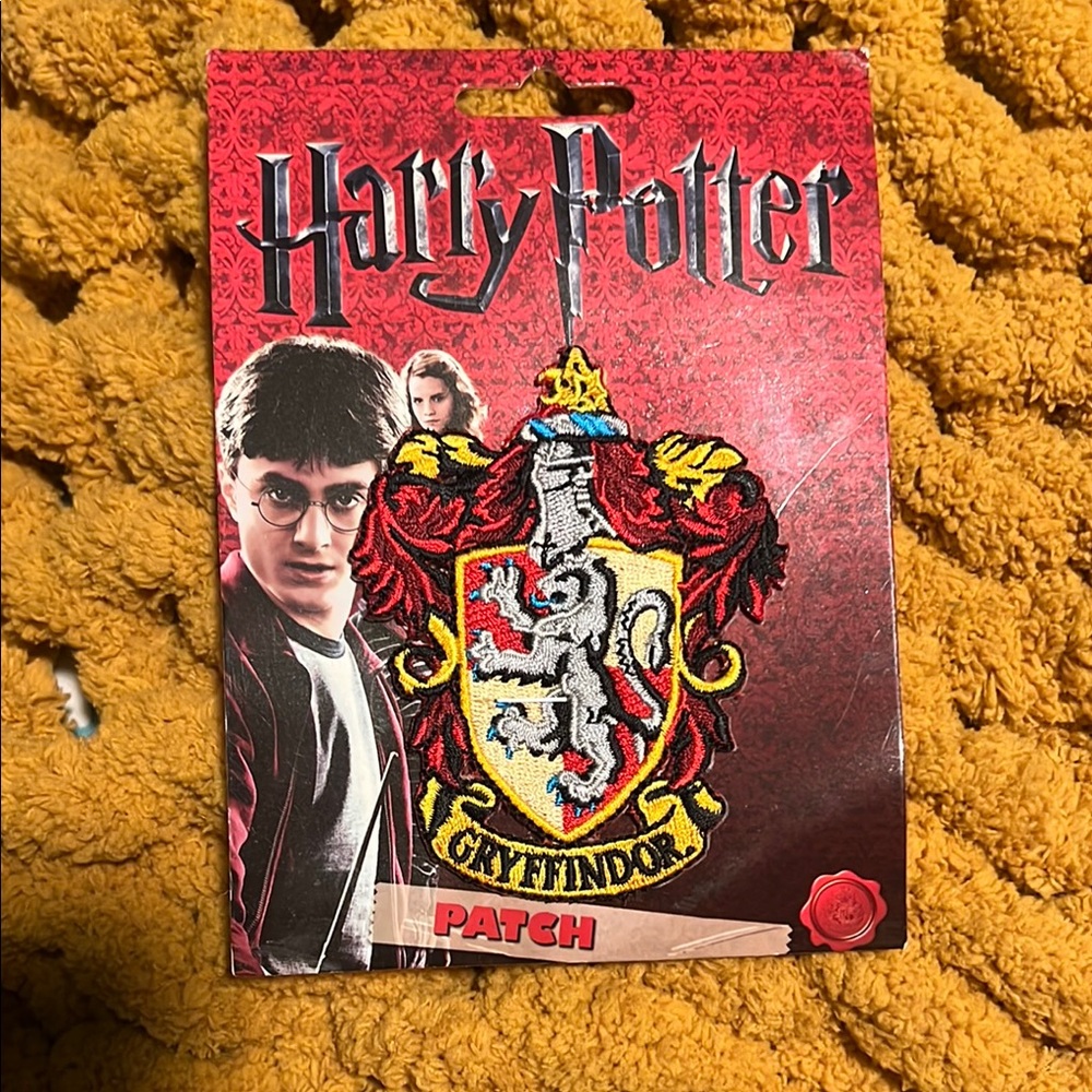 Warner Bros. Harry Potter Gryffindor Patch - Red and Yellow